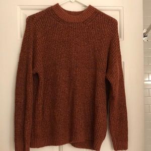 Burnt orange comfy sweater. American Eagle Size XS